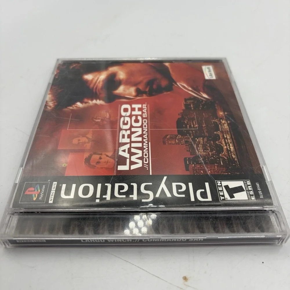 Largo Winch Commando SAR for PlayStation 1 Complete CIB Tested Working